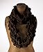 Chic Ruffle Knit Infinity Loop Scarf