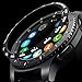 [2 Pack]JZK Samsung Galaxy watch 46mm/Gear S3 Frontier & Classic Bezel Ring Styling,Adhesive Cover Anti Scratch & Collision Protector Bezel Loop+Protector Case for Galaxy Watch 46mm Watch Accessories
