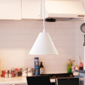 Amazon Ottostyle Jp 1灯 ペンダントライト ダクトレールタイプ 直径18cm ホワイト E26 天井照明 マット シンプル ツイストコード Ottostyle Jp ペンダントライト 通販