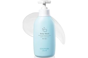 GOONGBE Kids Body Wash - Korean Kids Body Cleanser for Dry, Sensitive Skin with Green Tea & Oat Kernel Oil - Hypoallergenic & Tear Free - For Toddlers ad Child, 11.8 fl.oz.