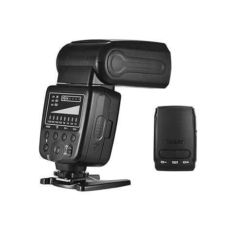 TOPTOO Flash Universal Speedlite 2.4G Flash inalámbrico 5600K GN33 ...