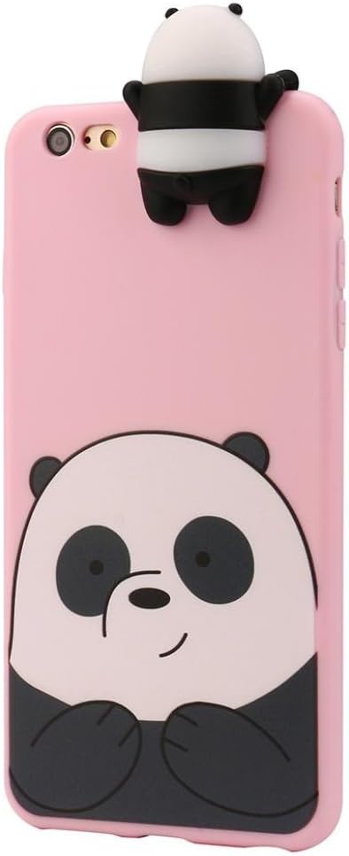Colorful(TM) 3D Cartoon Animals Cute We Bare Bears Soft Silicone Case Cover Skin For IPhone 8 4.7 Inch