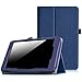 Fintie Folio Case for Acer Iconia One 7 B1-730HD Tablet Premium Vegan Leather Slim Fit Stand Cover with Stylus Holder - Navy