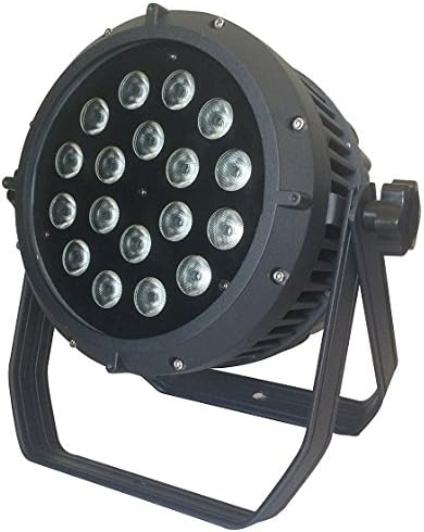 Yuexin 18x10w 4 in 1 Waterproof outdoor RGBW DMX512 LED Par Can Stage Lights for Disco, Ballroom, KTV, Bar, Stage, Club, Party, Wedding