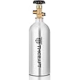 TMCRAFT 2.5lb CO2 Tank, High Strength Aluminum Alloy Cylinder with CGA-320 Valve, DOT Approved Cylinder for Kegerator kit and Draft Beer Dispensing