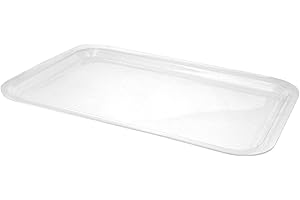 TrueCraftware- Acrylic Countertop Bakery Display Case Tray 20-1/4" x 13-2/5" x 4/5"- Pastry Case Tray Retail Commercial Home use for Bagels Baked Goods Bread Donuts Vegetables