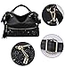 COOFIT Black Handbags for Women Black Purse and Handbags Pocketbooks Cute Purses for Women