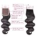 Allrun Hair Body Wave Bundles with Closure(20 22 24+20 Closure)100% Brazilian Unprocessed Human Hair Body Weave Bundles with Free Part Lace Closure Natural Black Color 7A