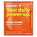 EBOOST SUPER POWDER Mind + Body Energizer, Orange Flavor | Blend of Vitamins, Electrolytes & Antioxidants for Steady Energy and Focus (20 Count)