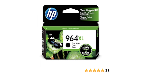 Amazon.com: Cartucho De Tinta Hp 964xl Negro Original 3ja57al : Productos  de Oficina