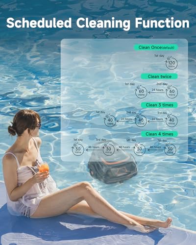 WINNY POOL CLEANER-A1 Cordless Robotic Above Ground Pool Vacuum photo 10