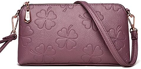 Embossed Cow Leather Bag, Woman'S Single Shoulder Spans