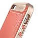 iPhone SE Case, Caseology® [Wavelength Series] Textured Pattern Grip Cover [Pink] [Shock Proof] for Apple iPhone SE (2016) & iPhone 5S / 5 (2013) - Pink