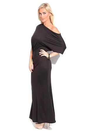 casual one shoulder maxi dresses | ivo hoogveld