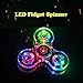 Fidget Spinner, Clear Fidget Toy, Party Led Light Rainbow Toy Finger Hand Spinner-Kids Crystal The Mesmerizing Led Lights For Boredom Adhd Anxiety Stress Relief Adults, Boy N Girls--5 Pack