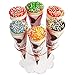 YestBuy Ice Cream Cone Holder Stand Cupcake Stand with 8 Holes Capacity Clear Clear Acrylic Cone Display Stand Weddings Baby Showers Birthday Parties Anniversaries Christmas Snack Tray