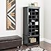 Prepac 24 pair Shoe Storage Rack with bottom shelf, Black