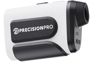 Precision Pro NX10 Golf Rangefinder: Golf's First Customizable Choice for Laser Accuracy, Slope Measurement, 6X Zoom, Flag Lo