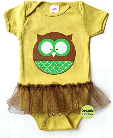 Organic Dr Q Owl Tutu Onesie (12-18mos)