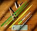 VANVENE 24-Count [12+12] Bouquet of Zephyranthes Assorted Color Flower Pen, Novelty Design Flower Arrangement Style Extra Fine Gel Pen of Grass and Zephyranthes