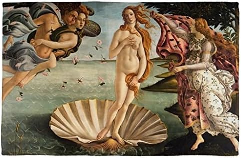 Gueskie Birth Of Venus Rugs Home Entrance Floor Doormat 50 x 80cm