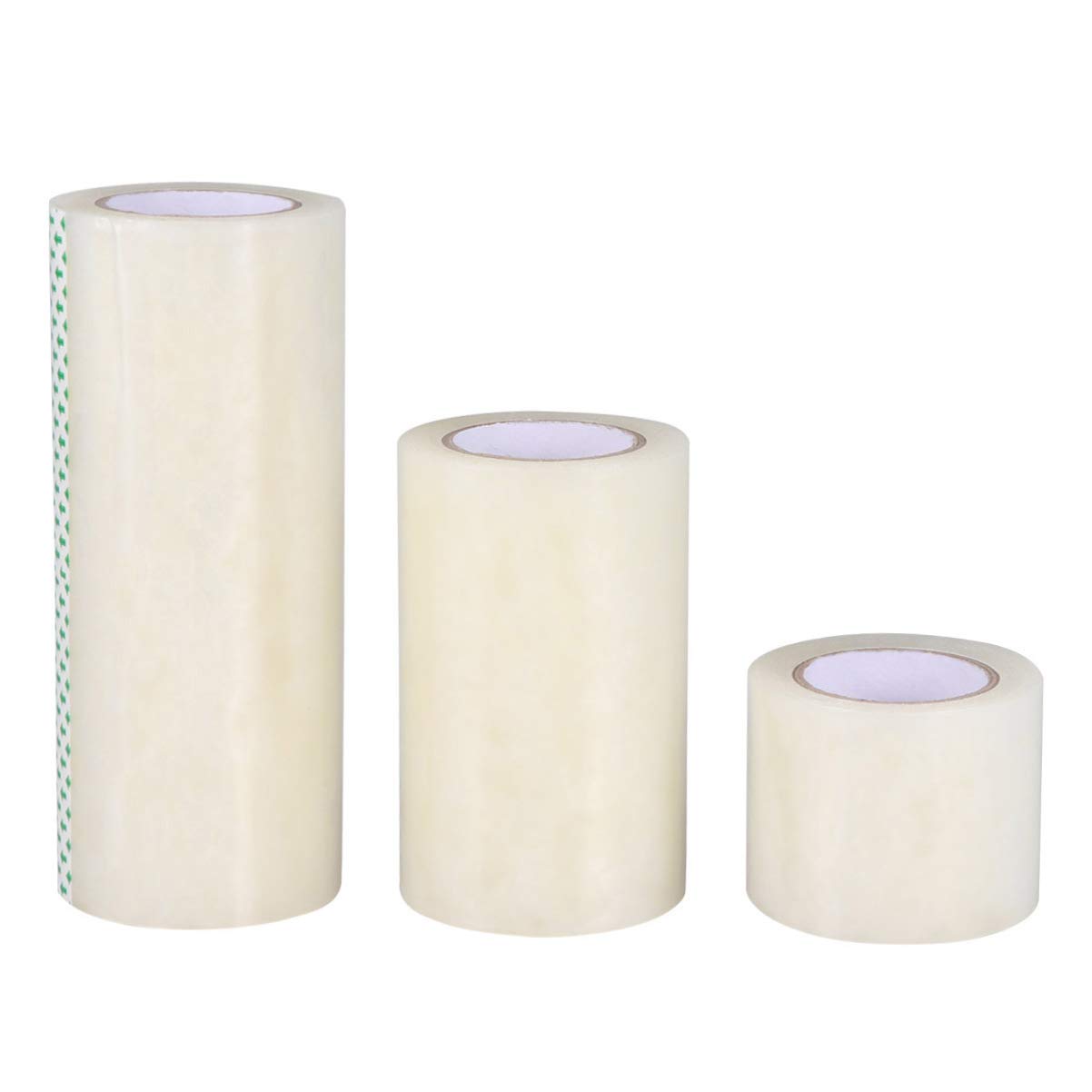 Cabilock 3 Rolls Greenhouse Tape Polyethylene Repair Tape Plastic Poly Permanent Repairing Tape Adhesive Frost Plant Cover(10cmx10m+15cmx10m+20cmx10m, 1 Roll/Each)