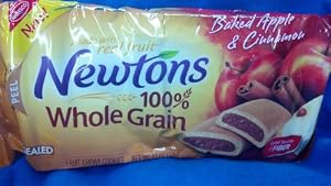 Image of Fig Newtons Baked Apple & Cinnamon Fruit Chewy Cookies, 12 oz. (Pack of 4)