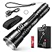 S.K.L Professional Tactical Flashlight 3200 Lumens Klarus XT11X Flashlight LED Rechargeable Police Flashlight USB Rechargeable 18650 IMR Battery (3.0 Upgraded, 3200 Lumens)