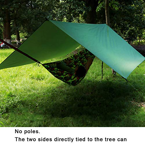 Hands DIY 3 m x 3 m Tent Tarp Hangmat Regen Vlieg Sneeuwdicht Camping Onderdak Tarpaulin voor Outdoor Camping Wandelen… - Image 4