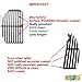 bbq factory® Replacement Cast Iron Cooking Grid Porcelain Coated (4-Pack) for Select Gas Grill Models by Chargriller,Jenn-air, Vermont Castings Gas Grill and Others