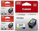 Canon PG-240XL/CL-241Ink Cartridges - Combo Pack, Black