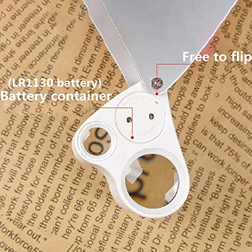 Microscopes & Endoscope,Maserfaliw Magnifier,Beileshi 30X 60X Dual Lens LED Illuminated Magnifier Loupe Magnifying Glass