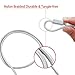 Vanten(TM) 3ft Reversible Apple iPhone 7 / iPhone 7plus Lightning Cable and Micro USB Cable Nylon Braided 2 in 1 Joined USB Cord for iOS and Android with One Plug (1 Pack)