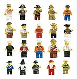 Lot of 20 men people minifigures toy
