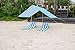 June & May Beach Chair - Compact, Portable, Light-weight, Easy Set-Up, with Storage Pouch and Adjustable Back Beach Chair