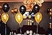 Treasures Gifted Metallic Black and Gold Balloons - Black and Gold Party Decorations - Graduation Balloons Black and Gold - 12 Inches Gold and Black Balloons - Black and Gold Decorations 72 Pieces