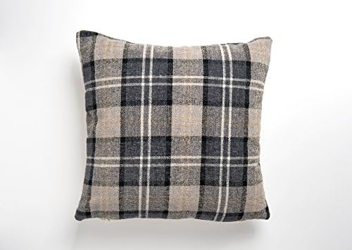 Cuthbert and Black Black & Grey Highland Croft Check Cushion Cover