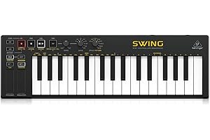 BEHRINGER SWING 32-Key USB MIDI Controller Keyboard with 64-Step Polyphonic Sequencing, Chord and Arpeggiator Modes