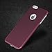 iPhone 6s Case, Acewin [Exact-Fit] iPhone 6s (4.7) Ultra Thin Fit Slim Case Soft Finish Coated Surface with Premium Matte Hard Case Cover for iPhone 6s (Purplish Red)