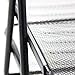 MONBLA 4-Tier File Rack Metal Mesh Letter Tray Scratch-Resistant Stackable Foolscap Rack Desk Document Organizer