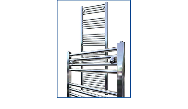 Radiador de baño LIDYA cromo 1500 x 300 mm. recto toallero ...