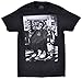 Star Wars Chewbacca C3PO Barber Shop Adult T-shirt - Black