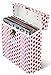 TUNES-TOTE 'FOLDING DOTS PINK' LP VINYL RECORD STORAGE CASE, 12