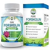 Nutra Rise Pure Forskolin Coleus Forskohlii Root Extract Weight Loss Dietary Supplement (60 Capsules)
