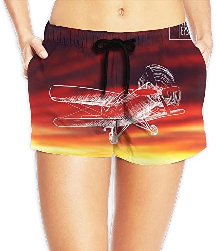 Woman Best Sunset Aircraft Shorts