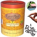 EarthPods Premium Cactus & Succulent Plant Food - Easy Organic Fertilizer Spikes - 100 Capsules - Enhance Color, Stem + Leaf Growth (For Cacti, Succulents, Aloe Vera & Jade Soil, No Urea, Ecofriendly)