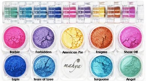 Mahya Mineral Eye Shadow 9 stack - Energy
