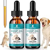 (2 Packs) Pet Hemp Oil for Dogs and Cats Anxiety