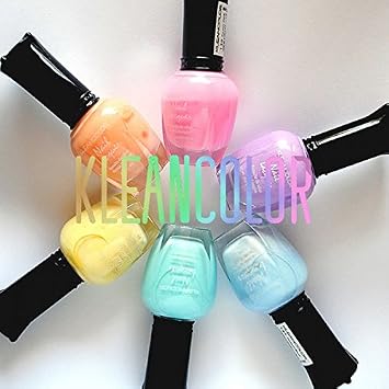 Amazon Com New Kleancolor Nail Polish Lacquer Pastel Art Set