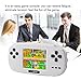 Rongyuxuan Handheld Game Console, Portable Gaming Console 2.8”LCD PVP PLUS Game Player Handheld Game Console with 168 Classic Games, USB Charge Birthday for Children